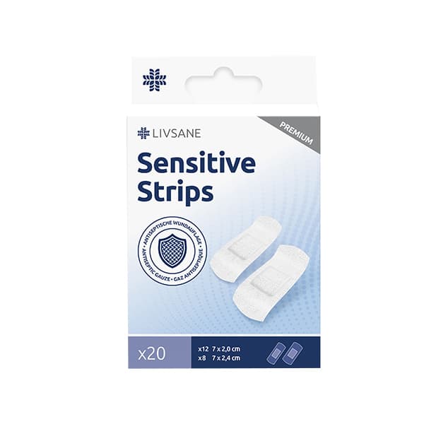 LIVSANE Premium Sensitive sebtapasz 20 db