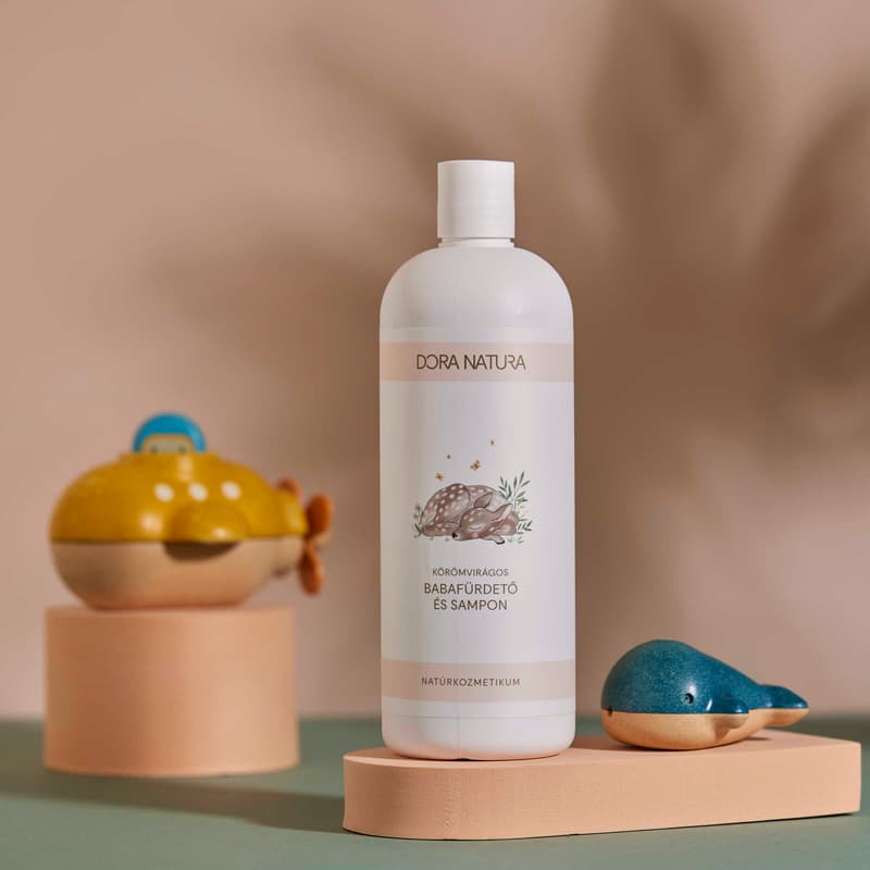 DORA NATURA Körömvirágos babafürdető és sampon