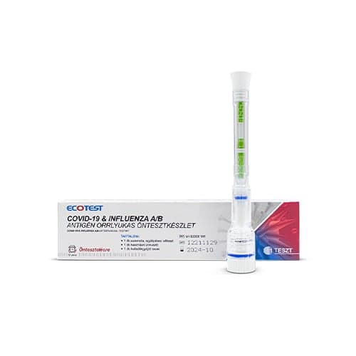 Ecotest Influenza A/B+ Covid-19 kombinált teszt 1 db