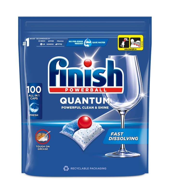 Finish Quantum All in 1 mosogatógép kapszula, regular