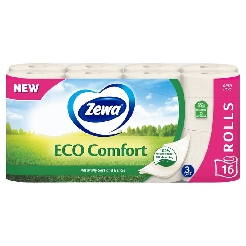 Zewa Eco Comfort 3 rétegű toalettpapír 16 tekercs
