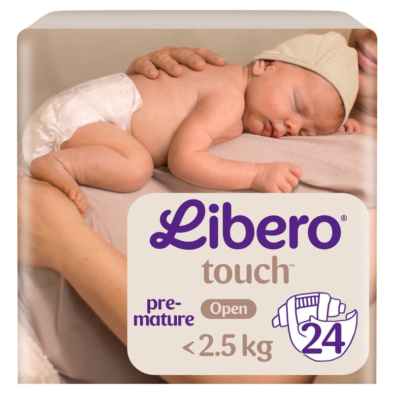 Libero Touch premature diapers 24 pcs < 25 kg
