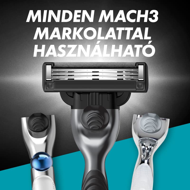 Gillette Mach3 Charcoal Borotvabetétek Férfiaknak