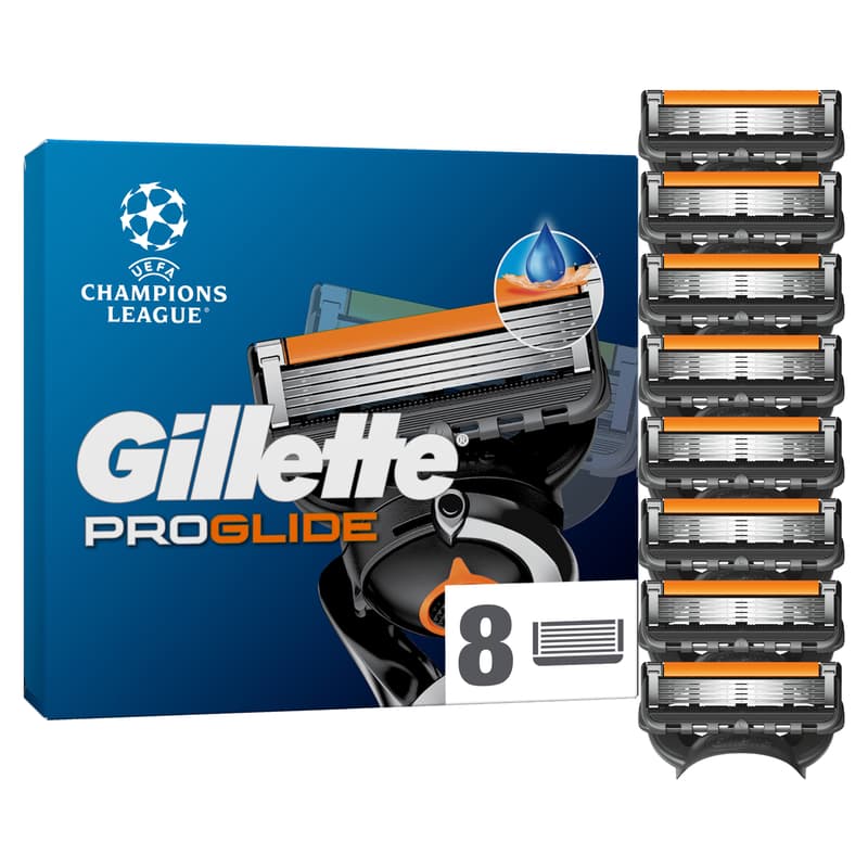 Gillette ProGlide Razor For Men, 8 Razor Blade Refills