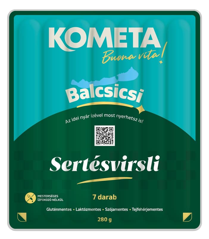 Kometa sertésvirsli hámozott