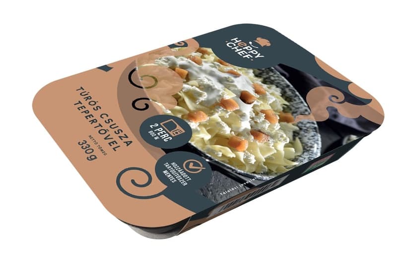 Heppy Chef Túróscsusza tepertővel