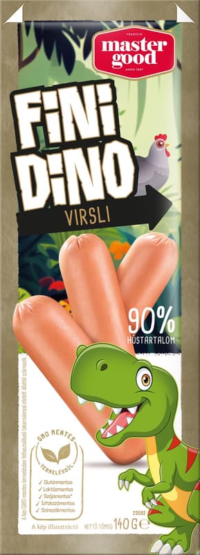Master Good Fini Dino virsli 90% GMO mentes csirkehússal