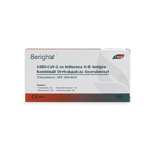 Beright SARS-COV-2 influenza A+B kombinált teszt 1 db