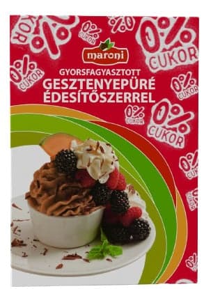 Maroni quick frozen chestnut puree with sweetener