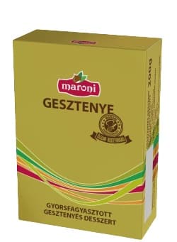 Maroni gesztenyés desszert (52%-os)
