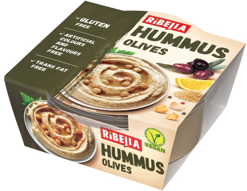 Ribella Hummus kenhető csicseriborsókrém Olíva