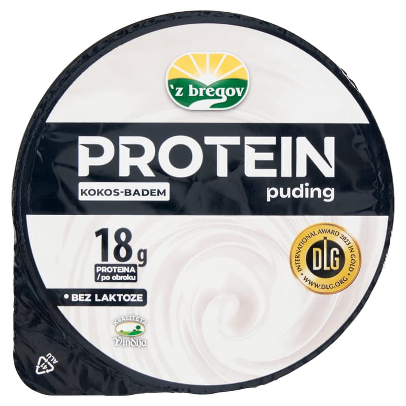 Vindija Cococnut-Almond Protein Pudding