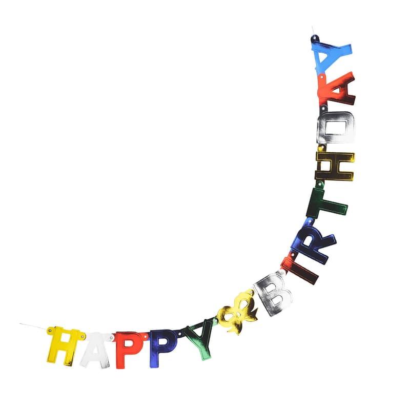 Fackelmann Papírgirland Happy Birthday