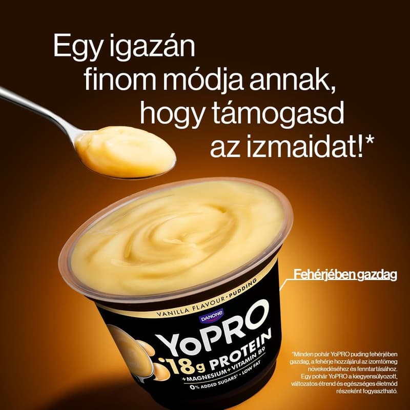YoPRO Vaníliaízű tejdesszert