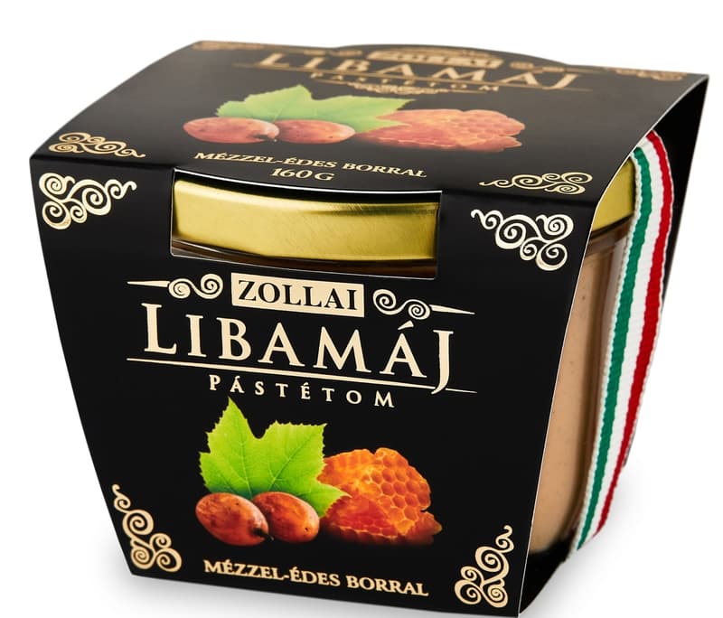 Zollai Libamáj pástétom mézzel-édes borral