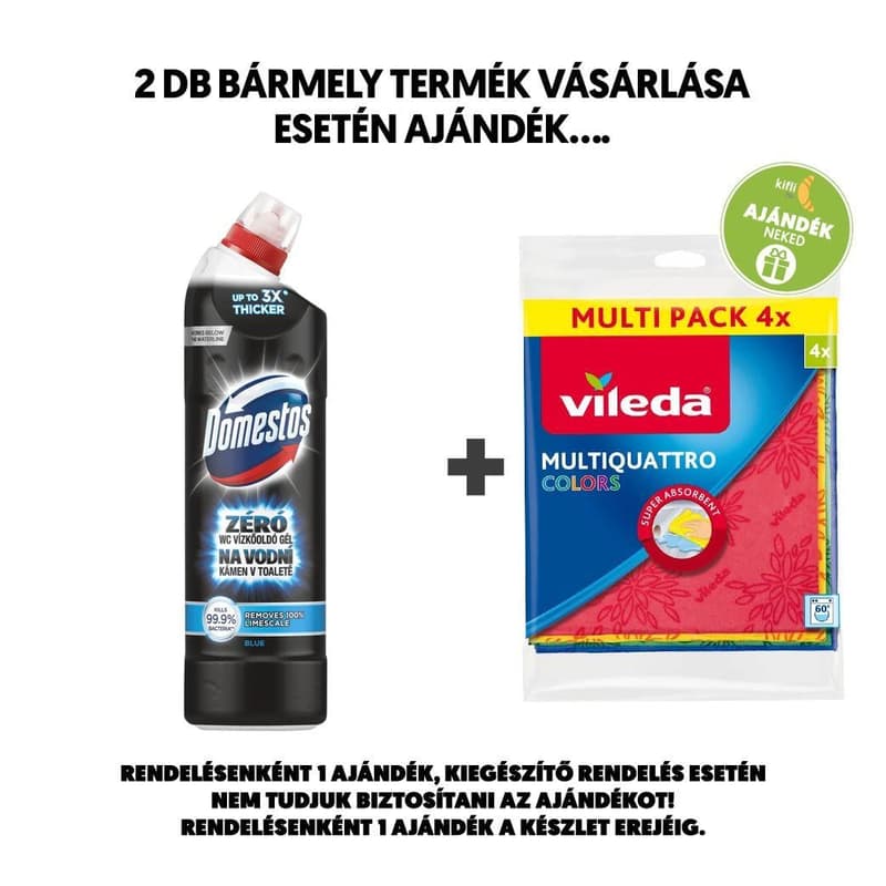 Domestos Zero Blue WC descaling gel