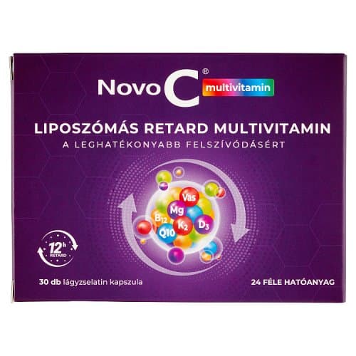 Novo C Multivitamin liposzómás retard multivitamin kapszula 30 db