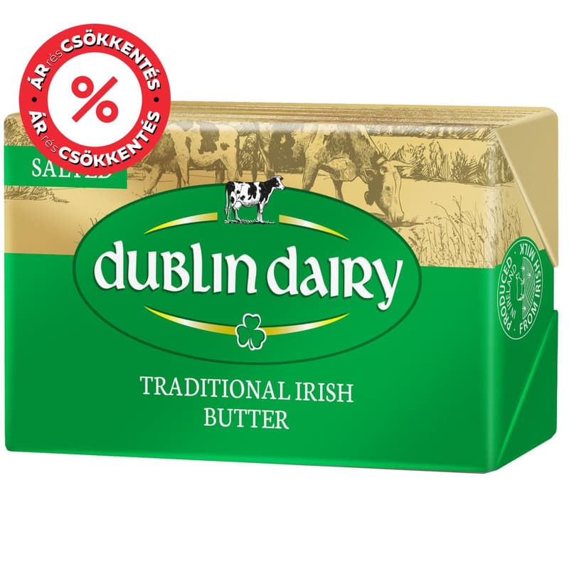 Dublin Dairy Ír sózott vaj 81% zsírtartalom