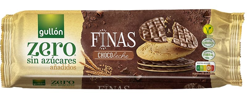 Gullon Thins zero tejcsokoládés keksz