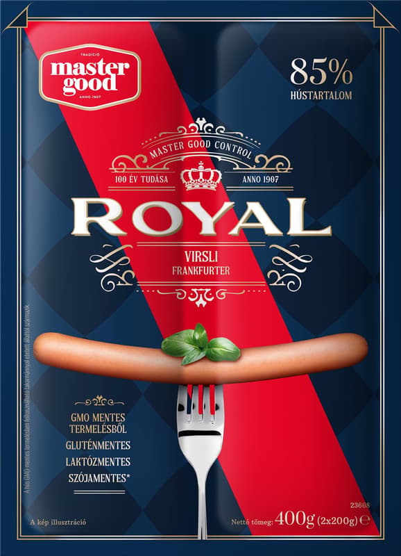Master Good Royal füstölt csirkevirsli juhbélben 2x200g