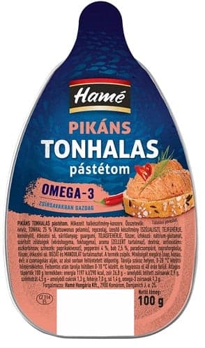 Hamé pástétom tonhal pikáns