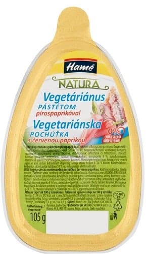 Hamé pástétom vegetáriánus pirospaprikás