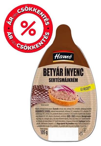 Hamé ínyenc sertésmájkrém Betyár