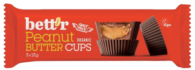 Bett'r Bio peanut butter cups 