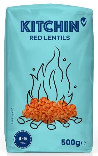 KITCHIN Red Lentils 500g