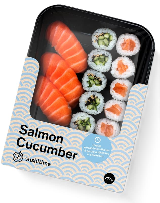 Sushitime Salmon Cucumber sushiválogatás