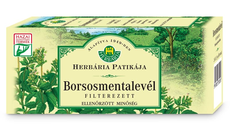 Herbária Borsosmentalevél filterezett tea