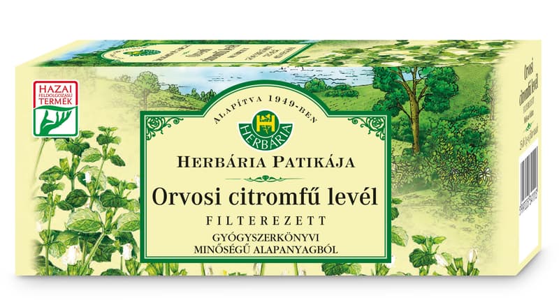 Herbária Citromfű levél filterezett tea