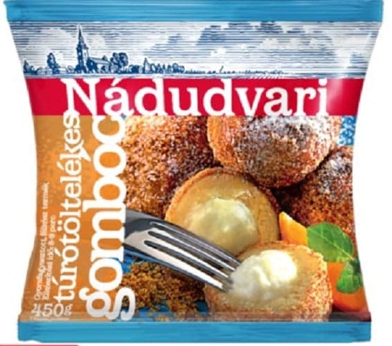 Nádudvari gyorsfagyasztott túrótöltelékes gombóc