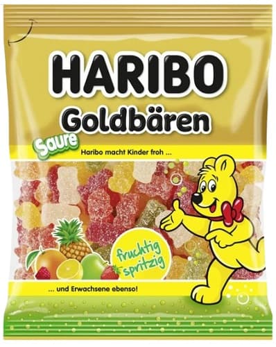 HARIBO Goldbären Sauer, 80g fruit flavoured gummies