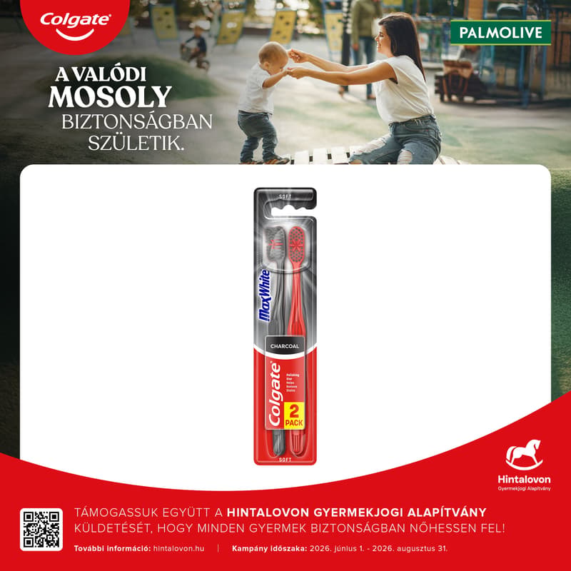 Colgate Fogkefe Max White Charcoal Duo