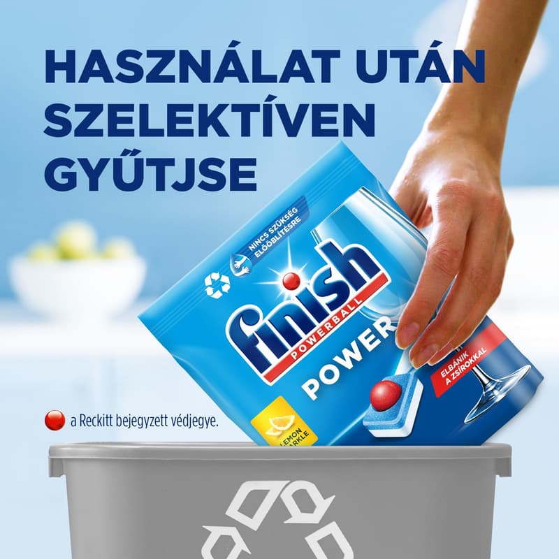 Finish Power All in 1 mosogatógép-tabletta, Regular