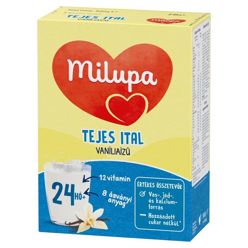 Milupa vaníliaízű tejes ital 2 éves kortól