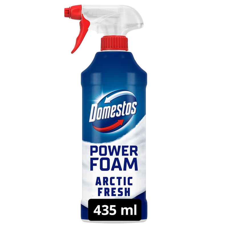 DOMESTOS Power Foam toilet and bathroom cleaning foam Arctic Fresh