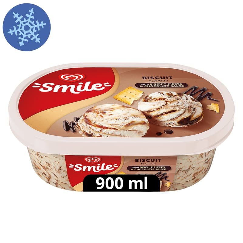 ALGIDA SMILE Jégkrém Kekszes