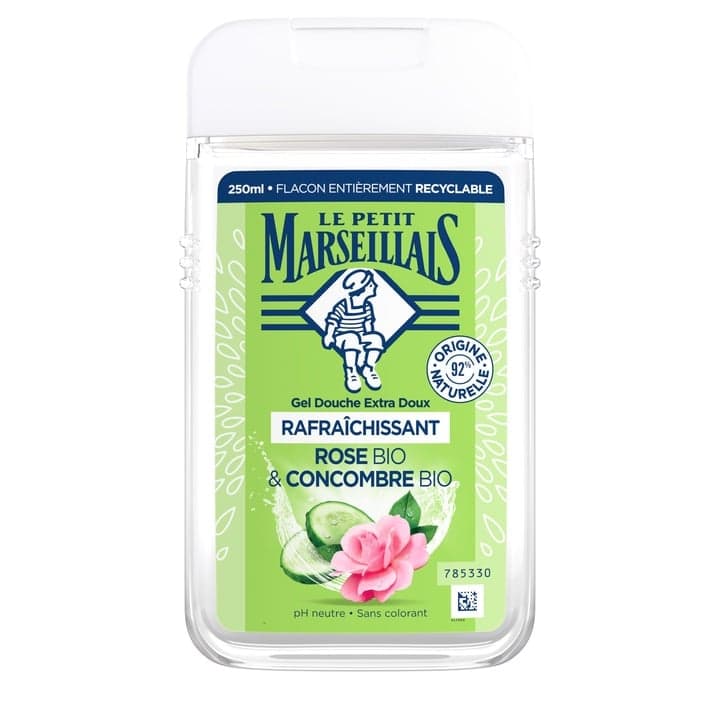 Le Petit Marseillais Organikus rózsa & Organikus uborka tusfürdő