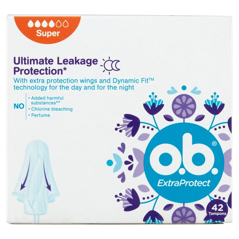 o.b. ExtraProtect tampon super