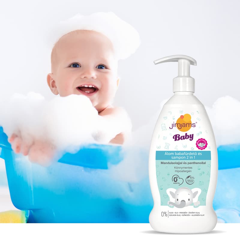 JimJams Baby Álom fürdető és sampon 2in1