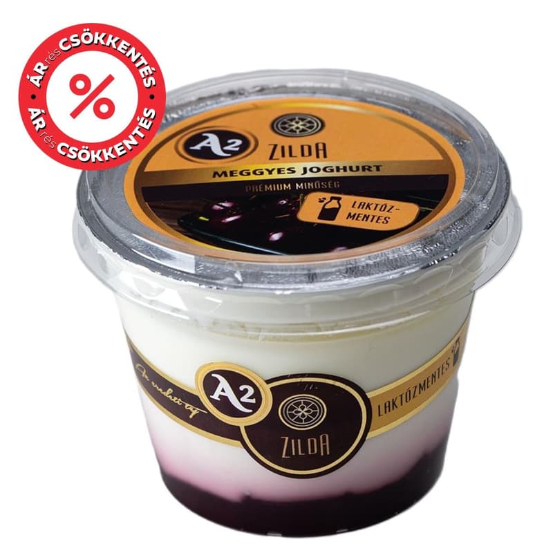 Zilda A2 Laktózmentes meggyes joghurt