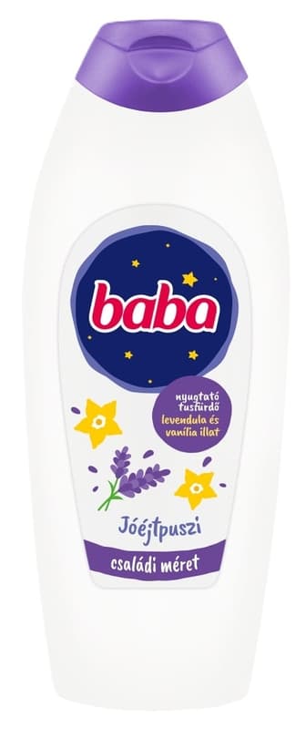 Baba Levendula és vanília illatú nyugtató tusfürdő, 750 ml