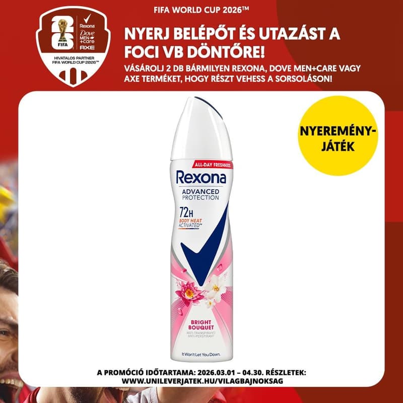 Rexona Advanced Protection Bright Bouquet női izzadásgátló dezodor, 150 ml