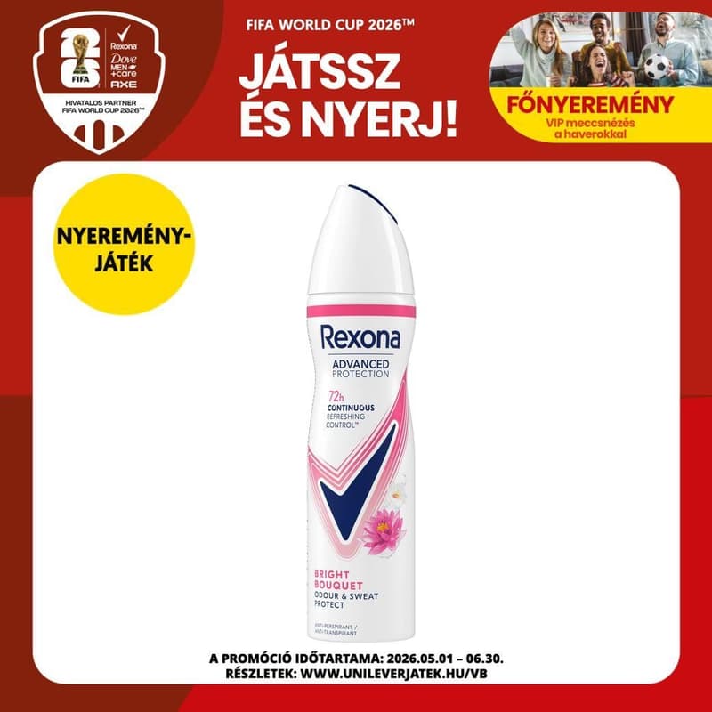 Rexona Advanced Protection Bright Bouquet női izzadásgátló dezodor, 150 ml