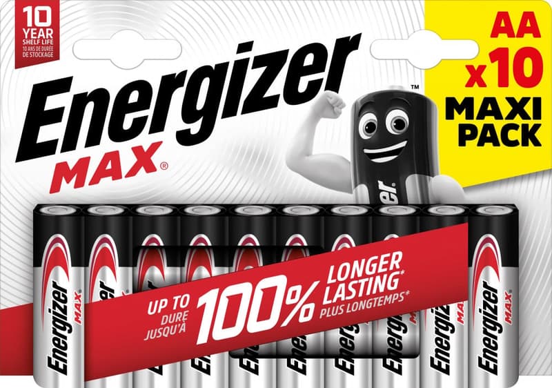 ENERGIZER MAX B10 AA battery E91