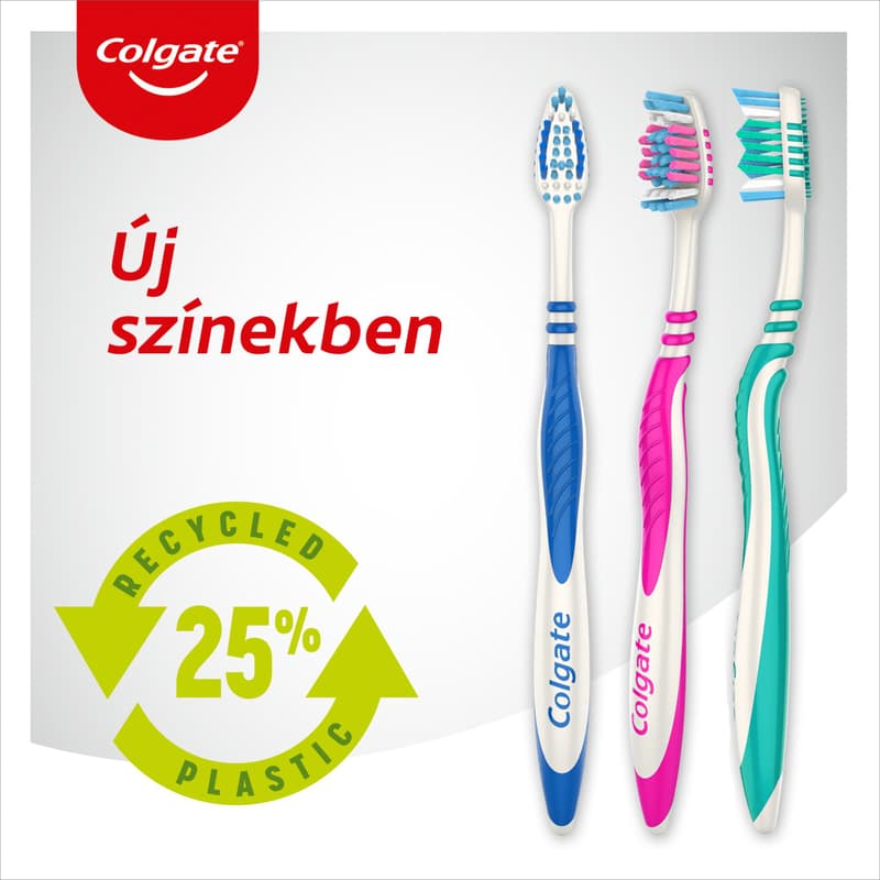 Colgate ZigZag Medium közepes fogkefe duo