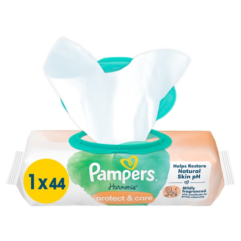 Pampers Harmonie Nedves Törlőkendő Protect & Care