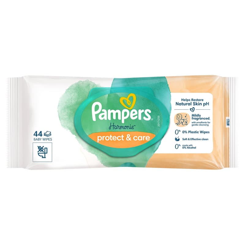 Pampers Harmonie Nedves Törlőkendő Protect & Care